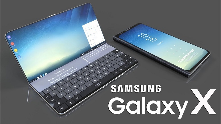 Samsung chế tạo điện thoại nắp gập có màn hình trong suốt