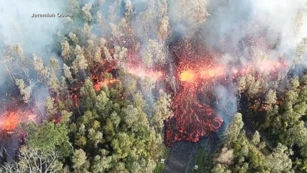 Hình ảnh núi lửa Hawaii 'nổi giận', hàng ngàn người cuống cuồng sơ tán