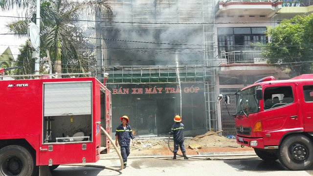 cháy siêu thị điện máy