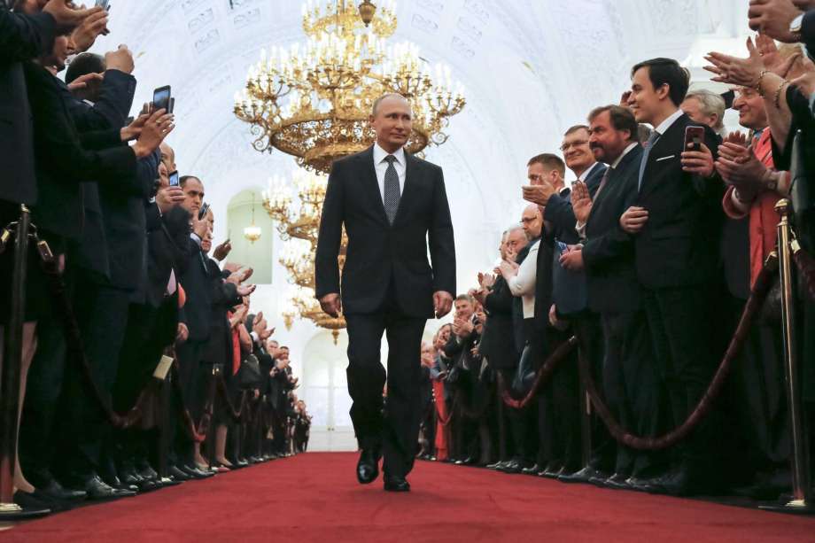 Hình ảnh khó quên trong lễ nhậm chức của ông Putin