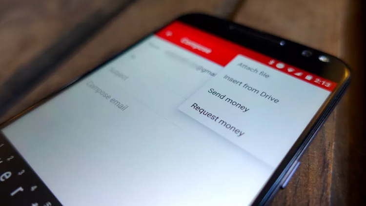 Đã có thể gửi tiền qua Gmail trên iPhone