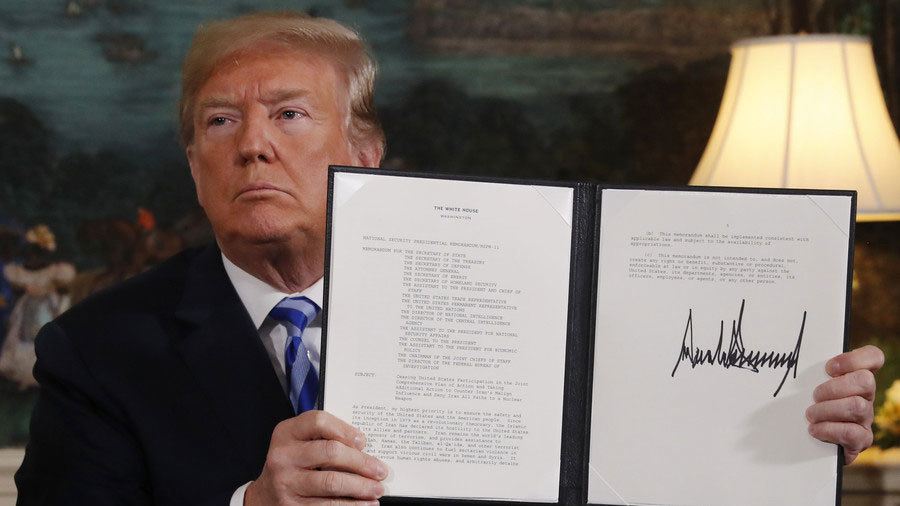 Ông Trump rút khỏi thỏa thuận hạt nhân Iran