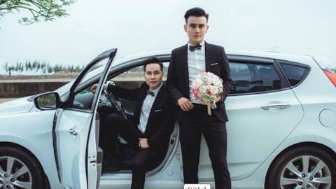 Hai hot boy tổ chức đám cưới đồng tính tại Hải Phòng gây xôn xao