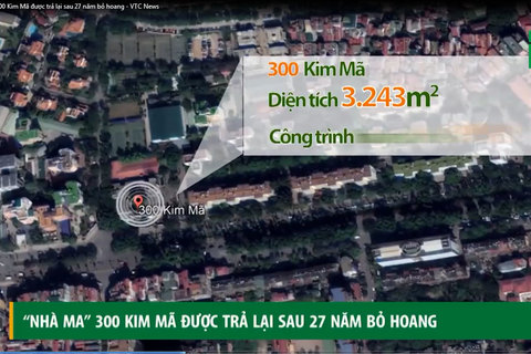 Hà Nội: 'Nhà ma' 300 Kim Mã được trả lại sau 27 năm bỏ hoang