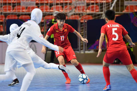 Futsal nữ Việt Nam 0-5 nữ Iran