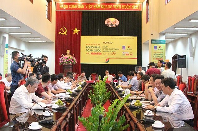 135 tay vợt dự Giải vô địch bóng bàn toàn quốc Báo Nhân Dân lần thứ 36