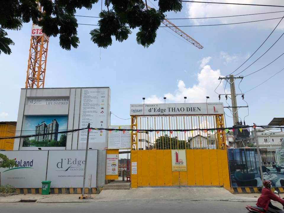 Dự án D'Edge Thảo Điền,Capitaland,dự án làm nứt nhà dân