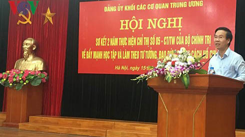 Ông Võ Văn Thưởng: Học tập Bác, không chạy theo số lượng và thành tích