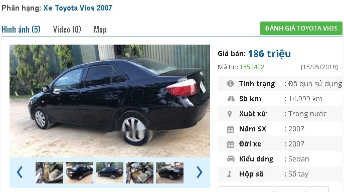 Làm thế nào để phân biệt Toyota Vios đã từng chạy taxi hay chưa  Blog Xe  Hơi Carmudi