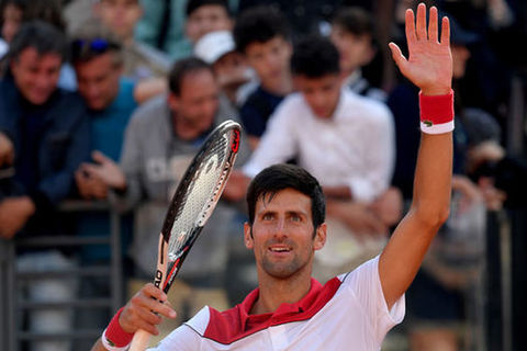 Novak Djokovic 2-0 Nikoloz Basilashvili