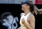Sharapova nghẹt thở giành vé bán kết Rome Masters