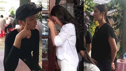 H’Hen Niê, Tăng Thanh Hà khóc nghẹn trong lễ tang stylist Mì Gói