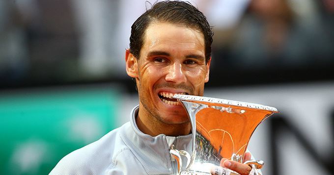 Nadal lần thứ 8 vô địch Rome Masters, trở lại ngôi số 1 ATP
