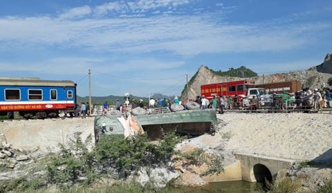 tai nạn đường sắt Thanh Hóa