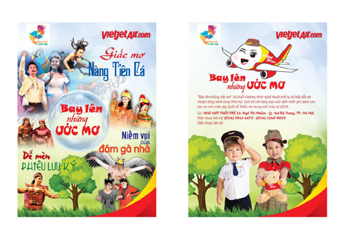 Hè 2018, xem nhạc kịch trẻ em ‘Bay lên những ước mơ’