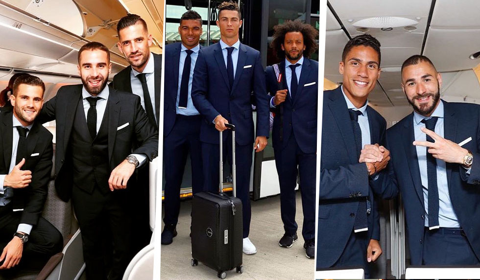 Ronaldo và các đồng đội chất lừ đổ bộ Kiev