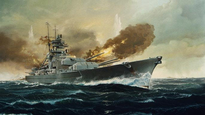 Ngày này năm xưa: Bí ẩn trận hải chiến đánh chìm siêu hạm Đức