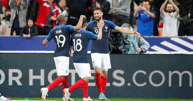 Giroud và Fekir tỏa sáng, Pháp thắng dễ Ireland