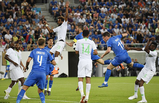 Balotelli,Italia,World Cup 2018,Giao hữu quốc tế,Saudi Arabia