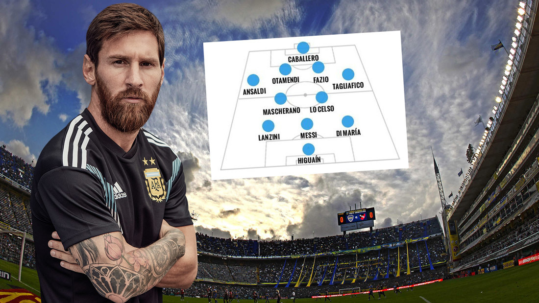 Argentina đá giao hữu, Messi tranh HLV xếp đội hình