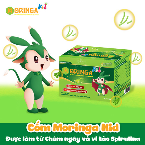 Moringa Kid - giúp tiêu hóa khỏe để trẻ tăng cân tự nhiên