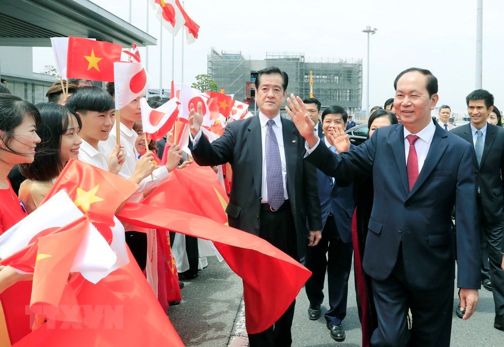 Chủ tịch nước Trần Đại Quang,Trần Đại Quang,quan hệ Việt Nhật,Việt Nam - Nhật Bản