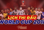 Lịch thi đấu trận chung kết World Cup 2018