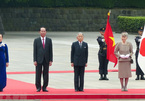 Nhà vua Nhật Bản đón Chủ tịch nước tại Hoàng cung
