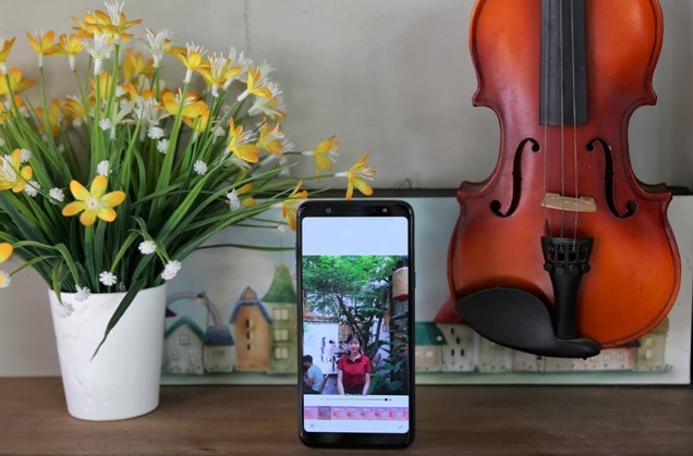Sáng tạo ảnh chụp từ tính năng Art Bokeh trên Galaxy A6+