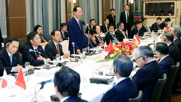 Chủ tịch nước đối thoại với các tập đoàn kinh tế lớn của Nhật Bản