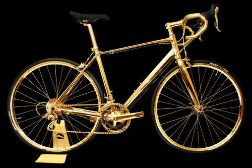Xe đạp mạ vàng hơn 1 tỷ đồng của đại gia Hà Nội