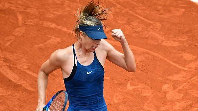 Sharapova bay vào vòng 3 Roland Garros