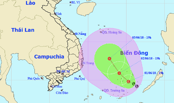 Dự báo thời tiết 2/6: Biển Đông nguy cơ hứng áp thấp nhiệt đới