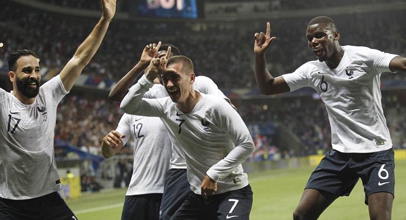 Pháp đè bẹp Italia trước thềm World Cup 2018