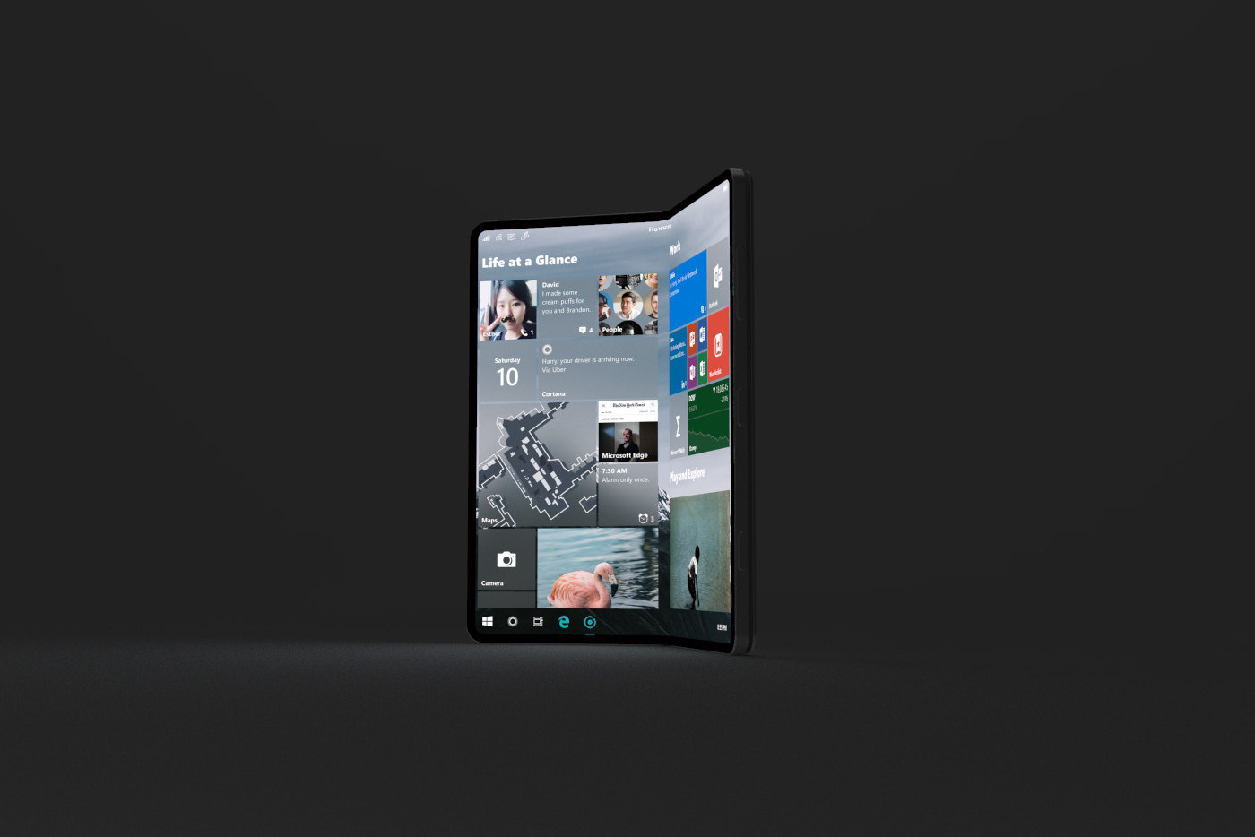Surface Phone màn hình gập sẽ hồi sinh điện thoại của Microsoft?
