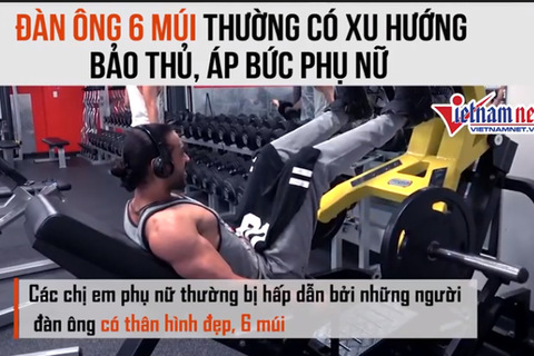 Đàn ông 6 múi thường bảo thủ, áp bức phụ nữ