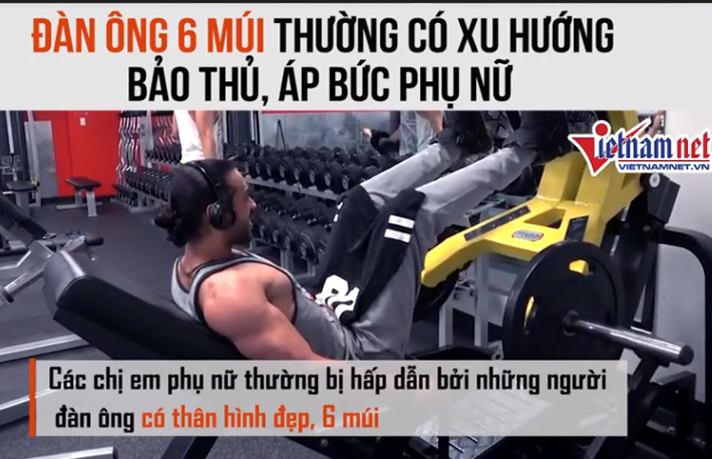 Đàn ông 6 múi thường bảo thủ, áp bức phụ nữ