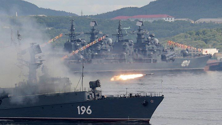 Cận cảnh các chiến hạm của hạm đội Phương Bắc Nga