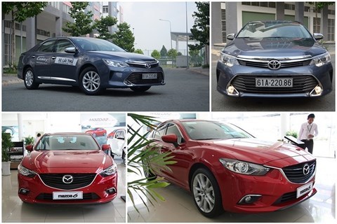 Cùng phân khúc, chọn Mazda 6 hay Toyota Camry?