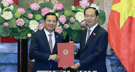 Chủ tịch nước trao quyết định bổ nhiệm lãnh đạo TAND Tối cao