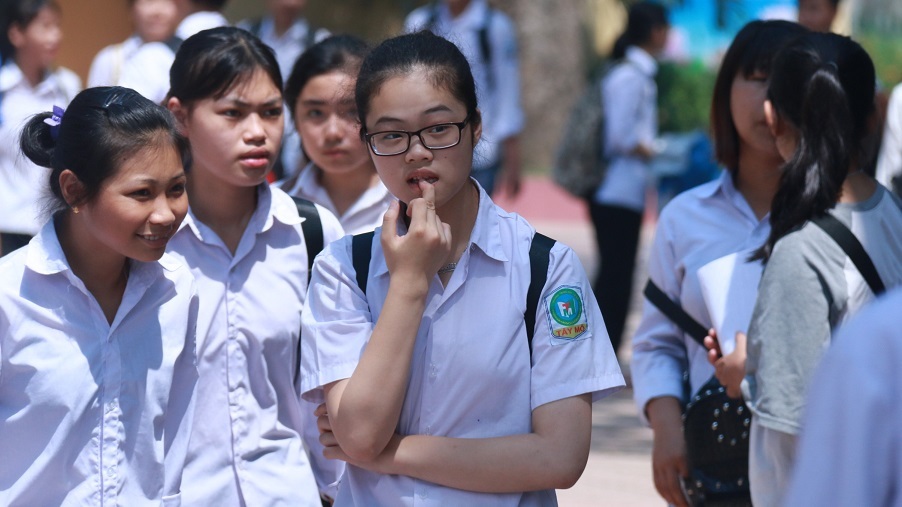 Đề thi thử thách thí sinh về quan điểm sống