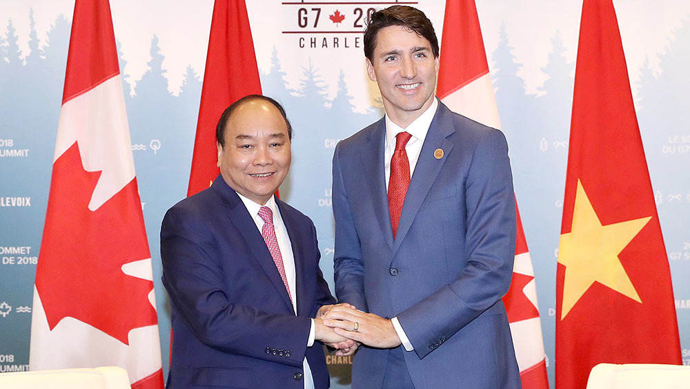 Thủ tướng Nguyễn Xuân Phúc hội đàm với Thủ tướng Canada