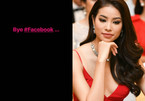 Hoa hậu Phạm Hương tuyên bố sẽ khóa Facebook cá nhân