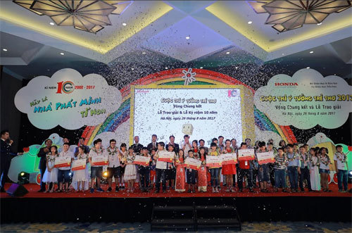 Honda Việt Nam: 4 hoạt động xã hội ghi danh ‘sổ vàng’ 2018