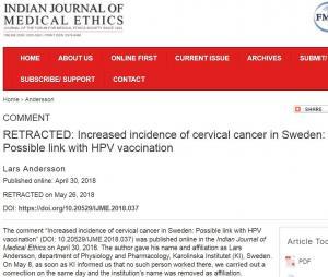 Nhà khoa học giả bịa chuyện về vắc xin HPV gây ung thư