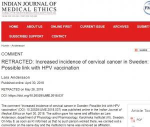 Nhà khoa học giả bịa chuyện về vắc xin HPV gây ung thư