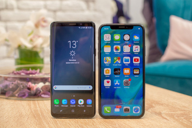 smartphone,điện thoại,galaxy s9,galaxy s9+,samsung,iphone