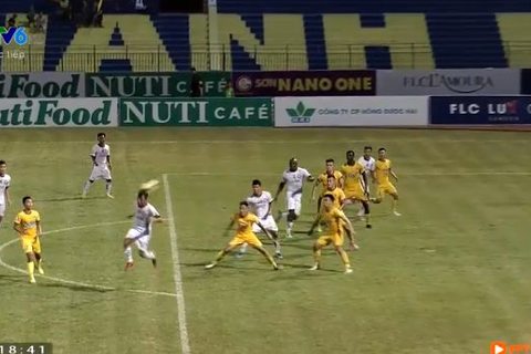 Thanh Hóa 1-0 Đà Nẵng: Đỗ Merlo ghi bàn bị từ chối