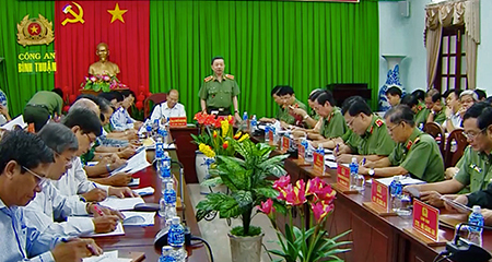 Bộ trưởng Công an vào Bình Thuận chỉ đạo xử lý vụ gây rối