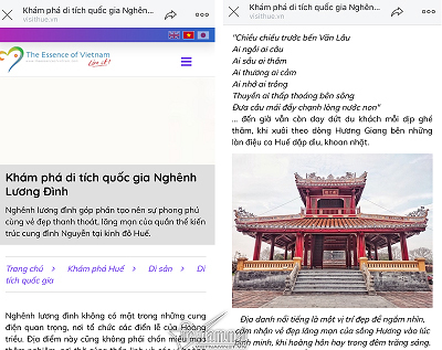 Trang tin điện tử Sở Du lịch 